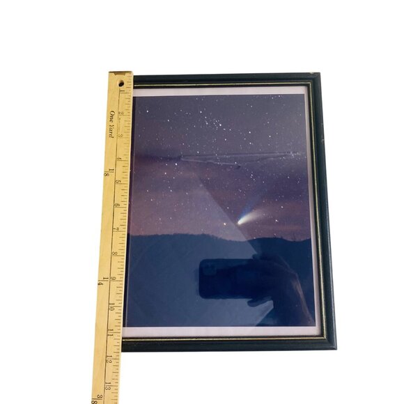 Vintage 1997 Hale-Bopp Comet Original Photographs 8x10" Set Of 2 Framed - Picture 6 of 6